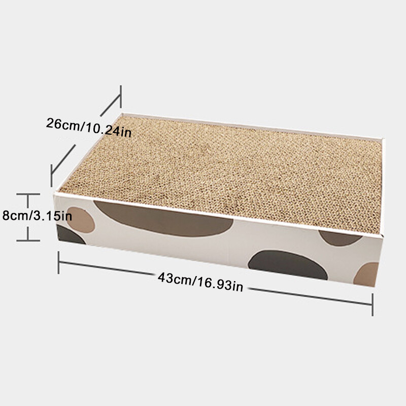 3Pcs Cat Box Scratcher Scratching Board Pad Heavy Duty Corrugated Cardboard — image 2