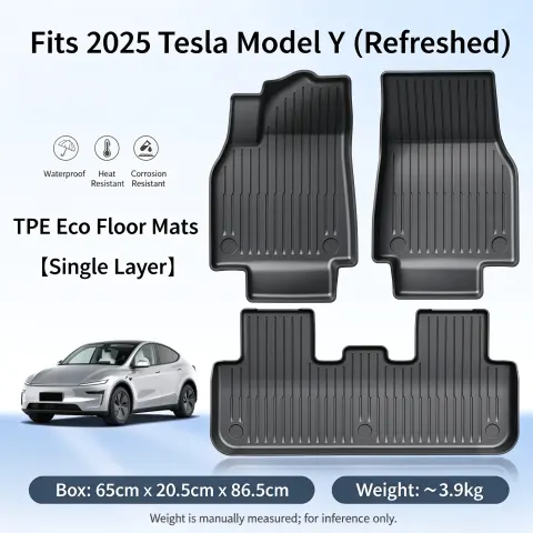 Custom Fit TPE Floor Mats Anti Slip Cargo Trunk