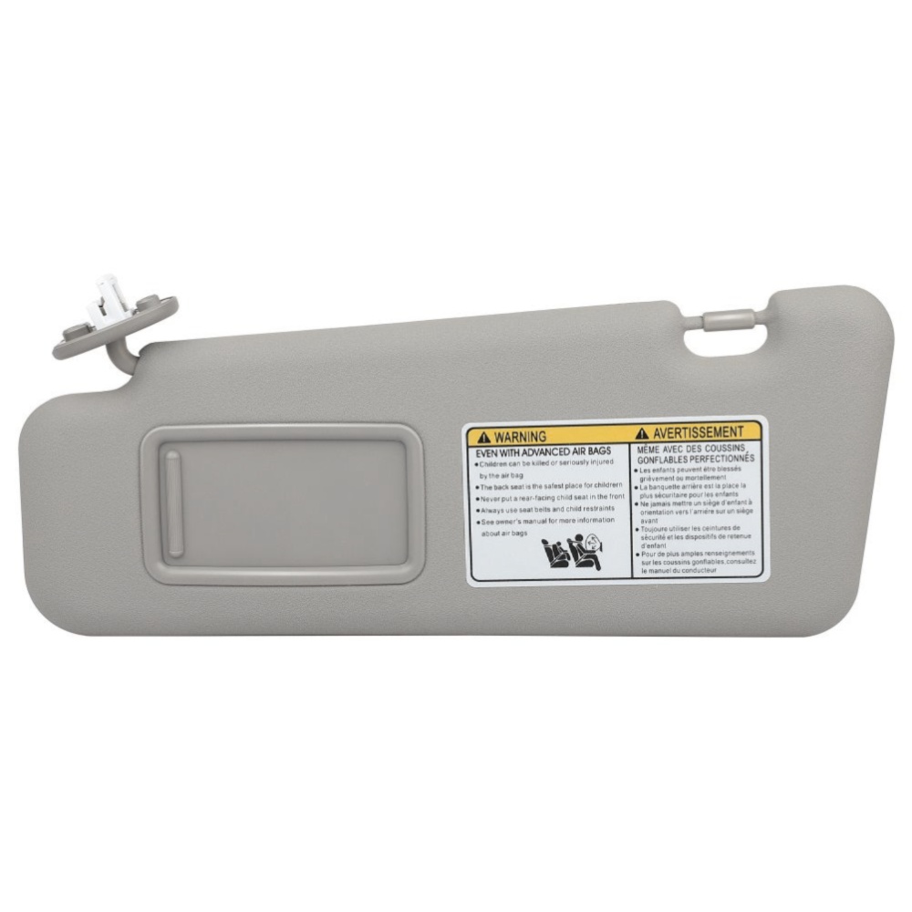 For 08-13 T Oyota Highlander Sport Utility Driver Side Sun Visor W-Vanity Light