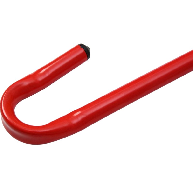 Car Steering Wheel To Pedal Lock Anti-theft Device Twin Hook With 2 Keys Red — image 9