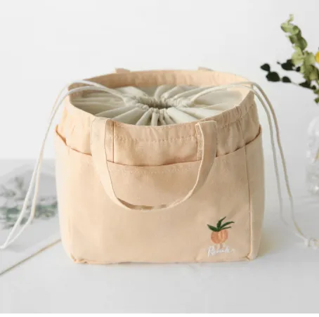 Cute And Large capacity Heat Preservation Hand carried Rice Bag Pink - Shop at LoveMi