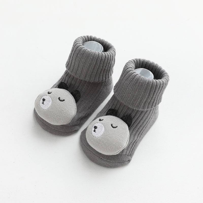 Title 8, Newborn Baby Socks With Three-dimensional Carto...