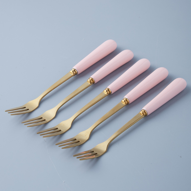 Title 12, Household Fruit Fork And Spoon Ceramic Storage ...