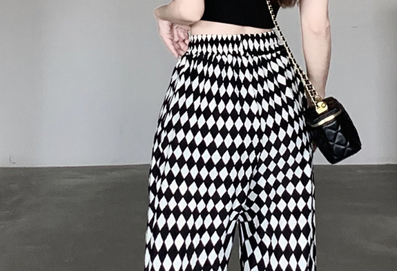 Title 12, Temperament Pleated High Waist Wide Leg Pants o...