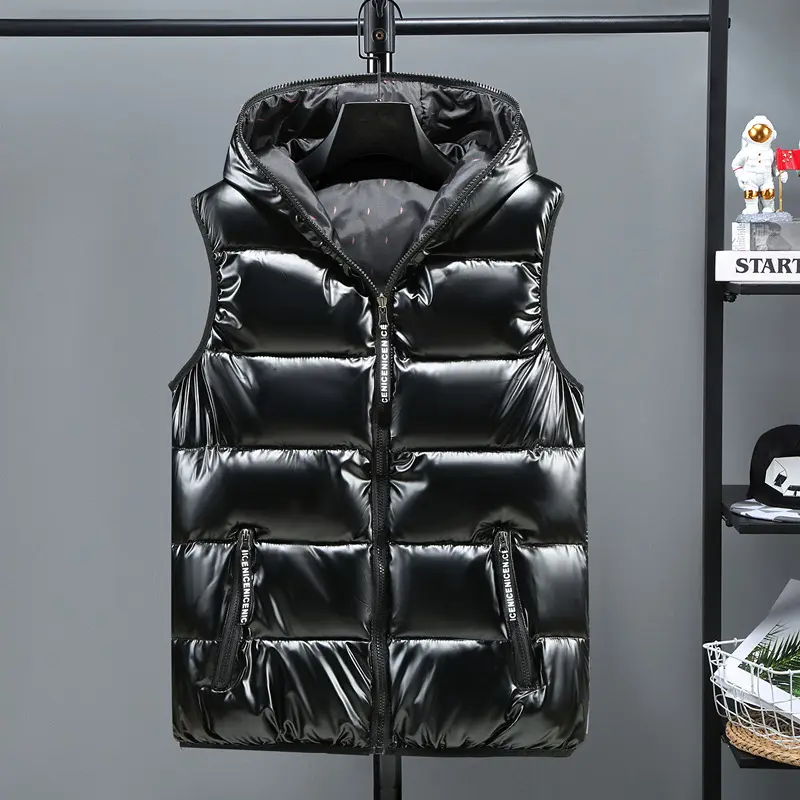 Shiny Down Cotton Vest