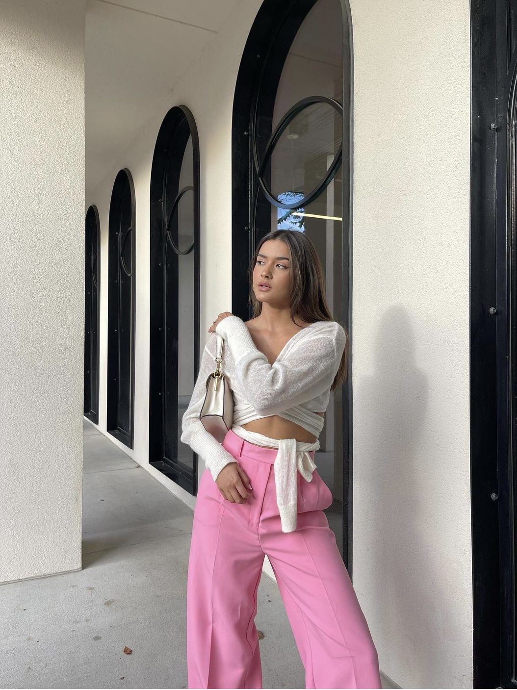 Women's Ins Top Early Spring Short Design Sense