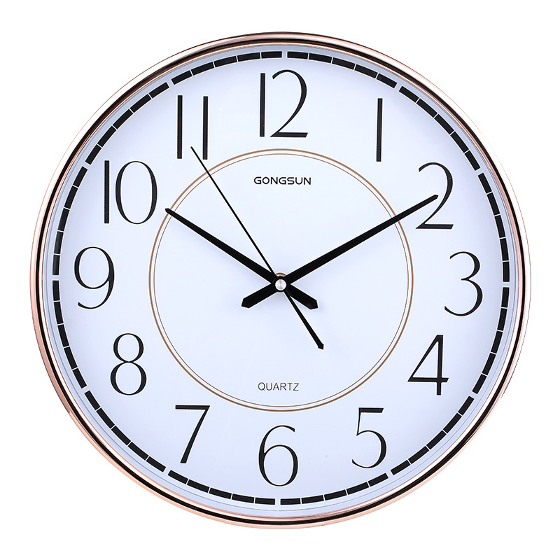 Wall Clock Office Simple Nordic Atmosphere Home Fashion Creative Bedroom Round Clock — foto 4