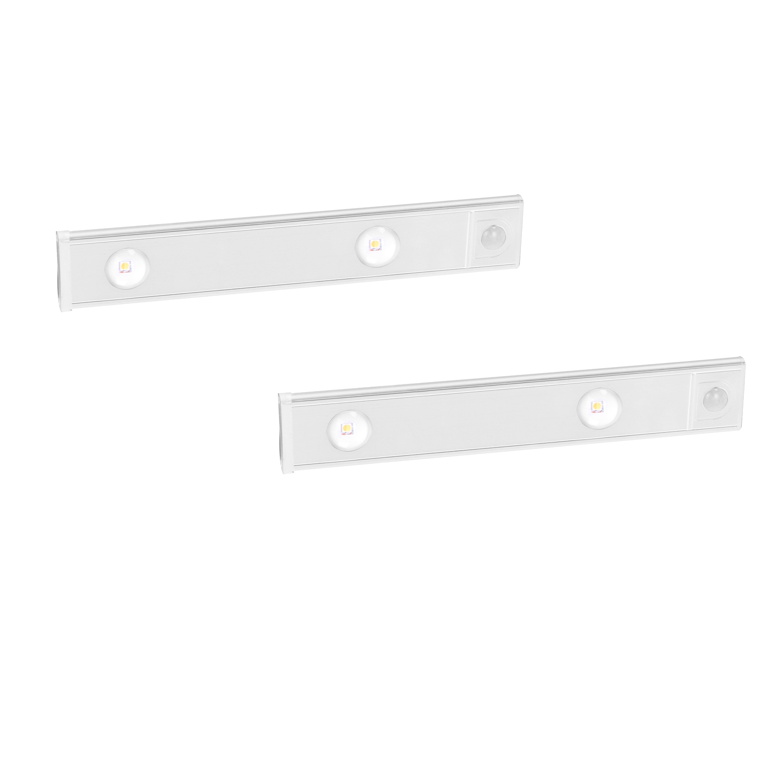 2Pack Rechargeable Cabinet Light Motion Sensor Light Cordless LED Closet Lamp 3 Colors Dimmable Light For Kitchen Cabinet