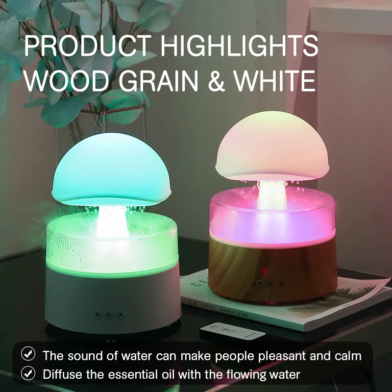 New Rain Cloud Humidifier Aromatherapy Machine Air Ultrasonic Aroma