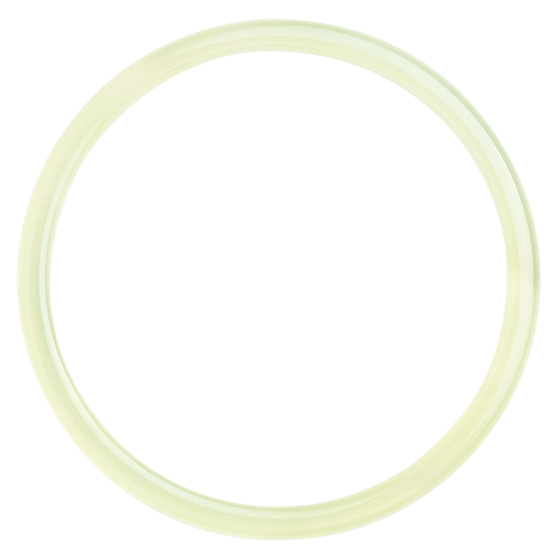 Simple Women's Natural Chalcedony Ancient Style Thin Agate Bracelet