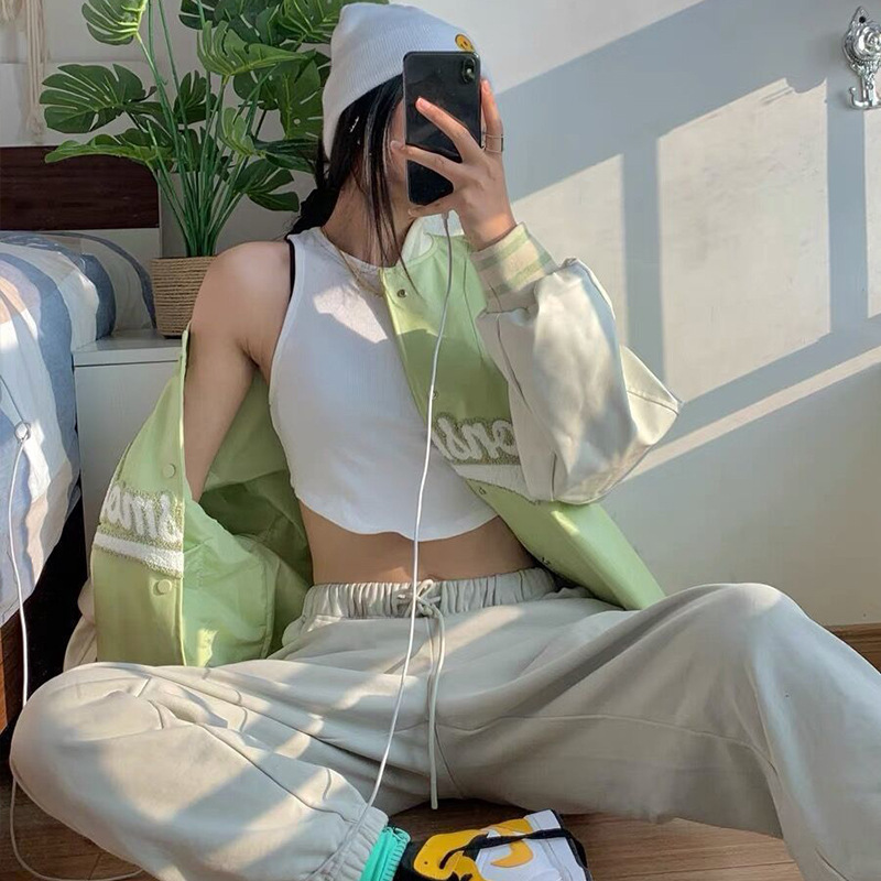 Korean Style Loose Ins Trendy Harajuku Baseball Uniform