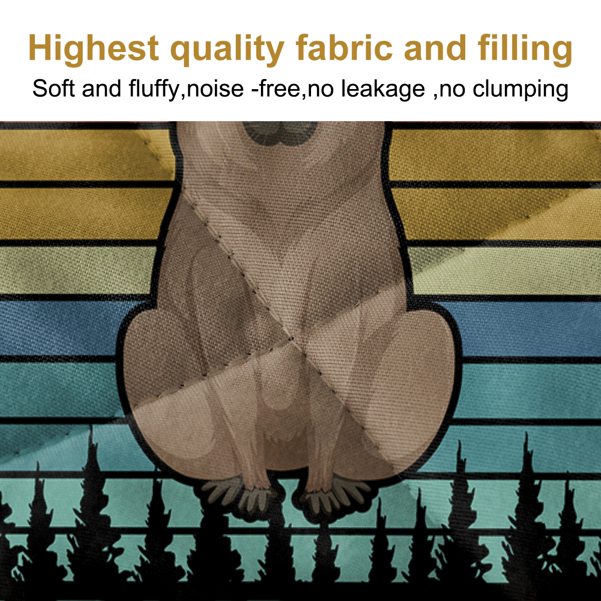 3 Pieces Capybara Quilt Set,Lightweight Cartoon Animal Bedding Set With 2 Pillowcases, Cute Bedspread Coverlet