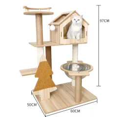 Cat Crawl Nest Scratching Board Tree Supplies Pet Toy Space Capsule - Style30 - View 1