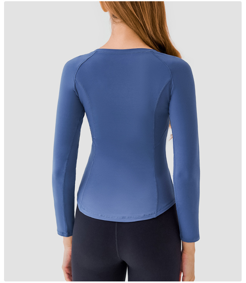 Title 11, Damen Slim Fit Yoga Top, dünn, "Nude Feel", hau...