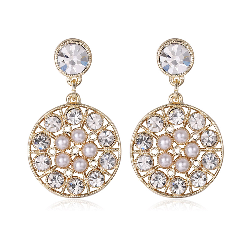 Retro Earrings Female Net Red Earrings Personality European And American Sexy Earrings