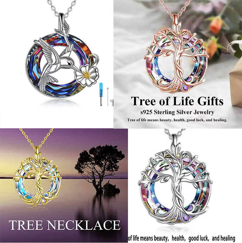 Tree of Life Necklace – Simple Hollow Pendant Jewelry - Image 1