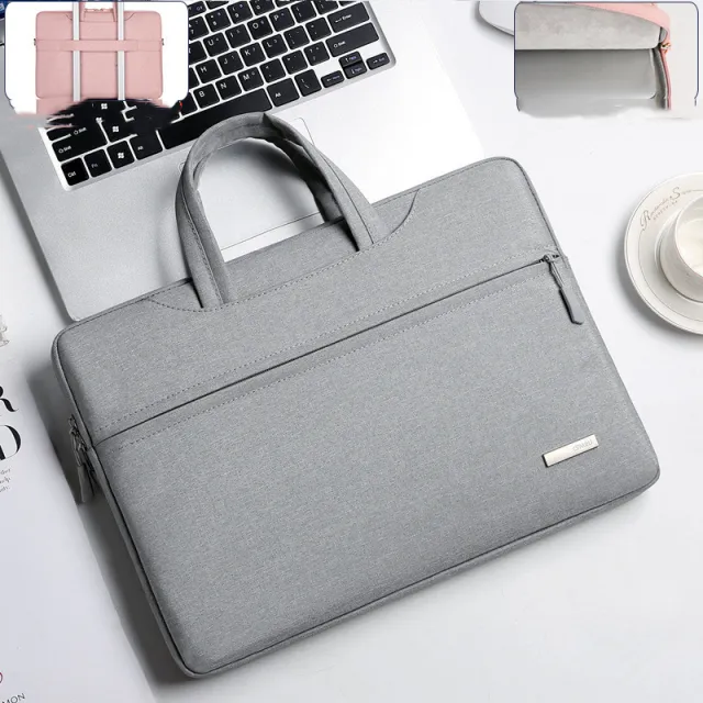 Men's And Women's Fashionable Lightweight Waterproof Briefcase Grey - Shop at LoveMi