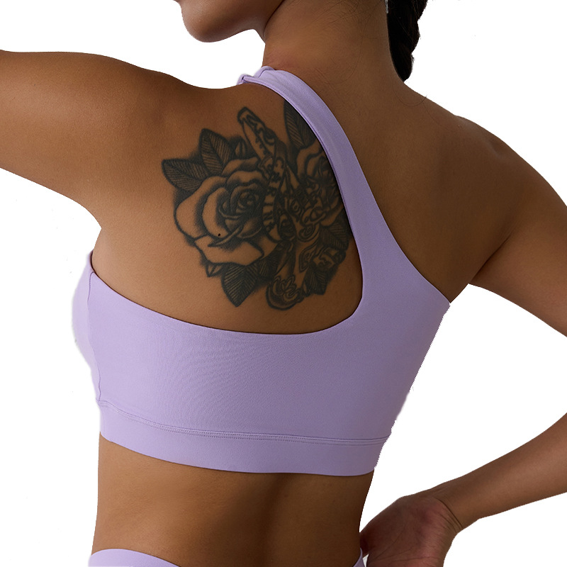 Title 3, Nude Feel Sports Underwear One-shoulder Yoga