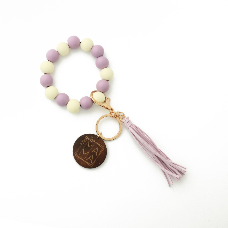 Fashion Handmade Tassel Bracelet Keychain