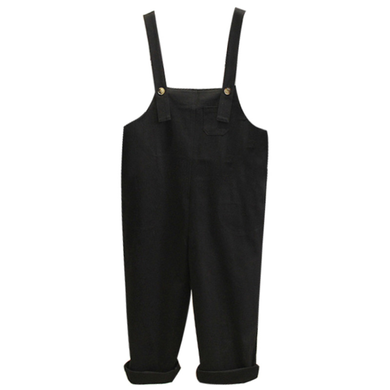 Title 2, Loose casual overalls cropped pants