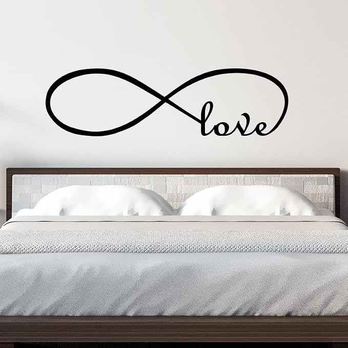 Love Wall Stickers For Bedroom Romantic Removable Decorative Wall Decals Easy DIY Application