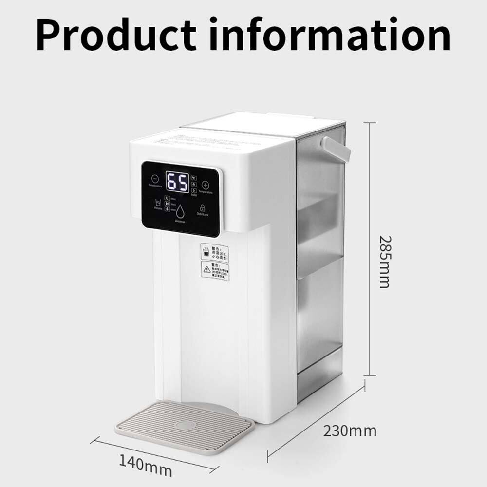 3L Instant Water Dispenser Portable Tank, Temperature Adjustable Fast Heating — image 7