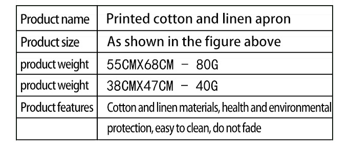 Title 3, Kitchen household oil-proof sleeveless apron pr...