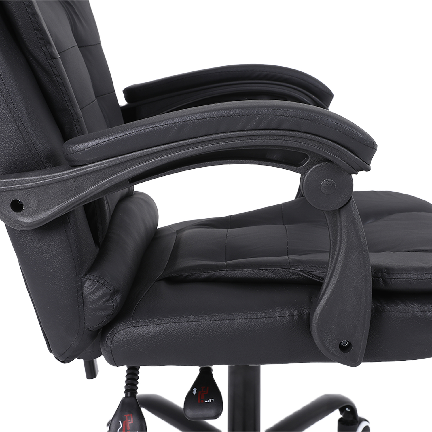 Ergonomic Executive Office Chair,Faux Leather,Adjustable Height 45-55cm