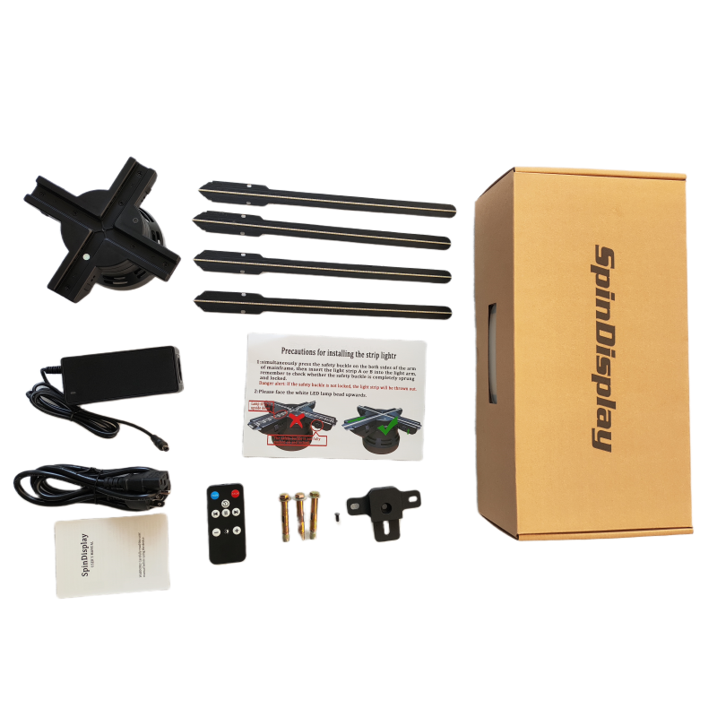 3Dhologramfan, 60cm 3Dhologramfan Projector HD 720 LED Holographic Christmas Tree Advertising Display With Remote Bluetooth WiFi, Video Library For Business,Bar,Halloween Missyou 23.6 Inch