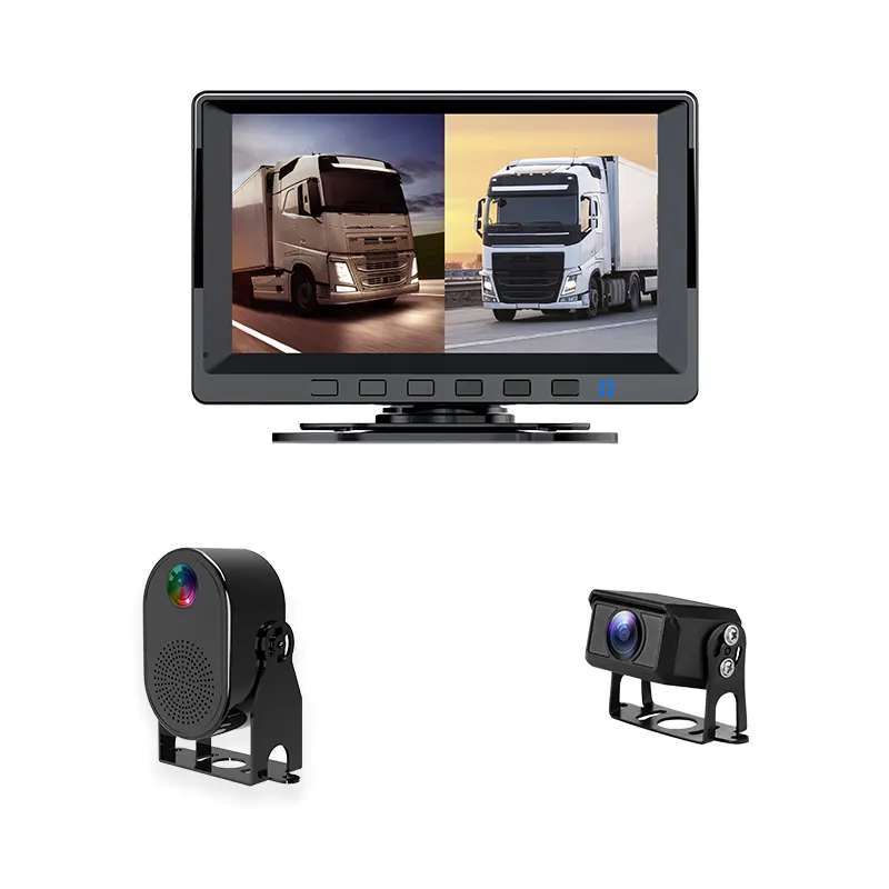 7 Inch 2-Channel All-in-One MmWave Sensor System Vehicle Monitoring