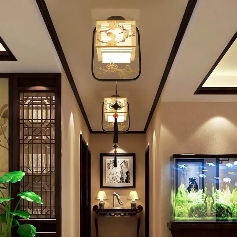 New Chinese Flower-and-bird Chandelier