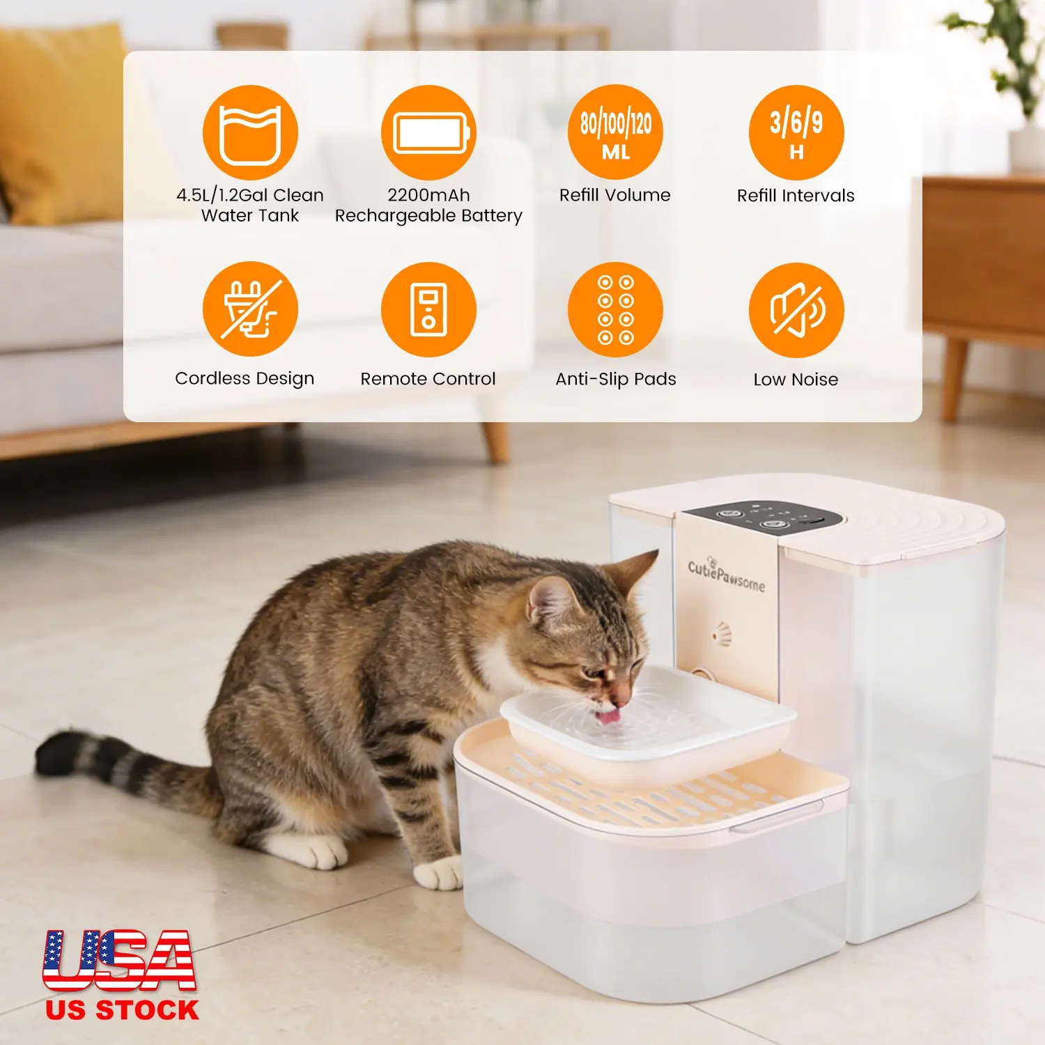 Smart Pet Water Fountain Automatic Cat Dispenser