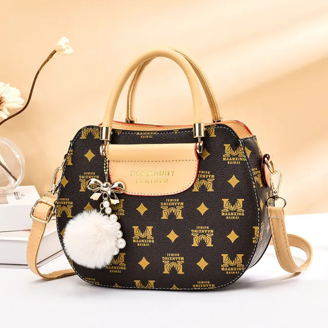 Women's Spring Contrast Color Handbags One Shoulder Rhombus Yellow - Shop at LoveMi
