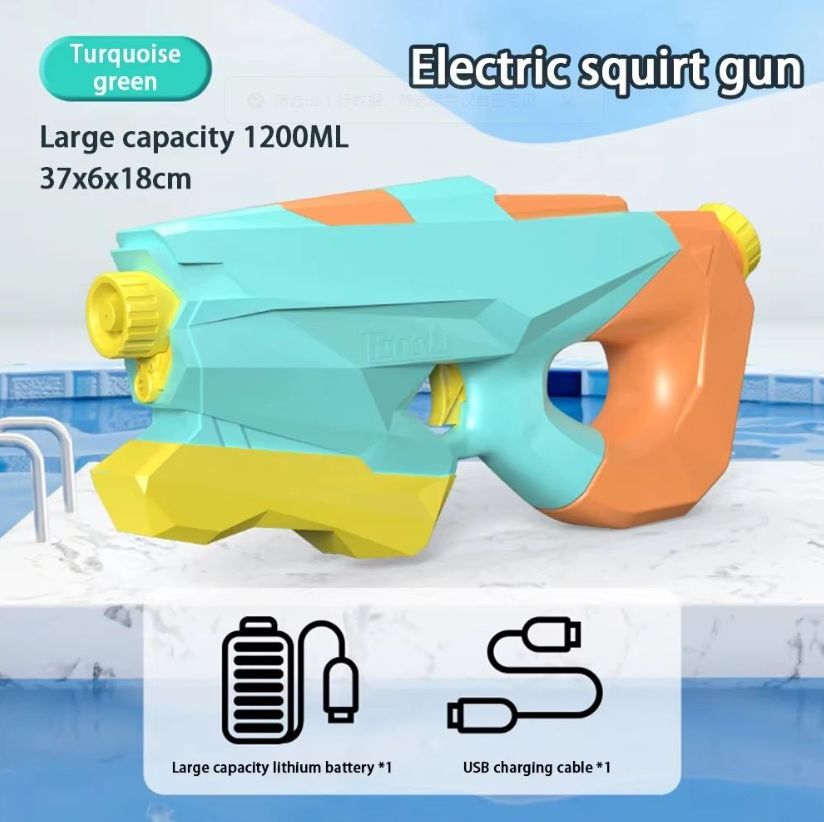 Children's Water Gun - High-Pressure Pull-Back Water Pistol