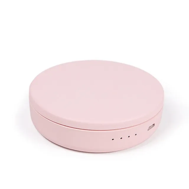 LED Light Double sided Mirror Makeup Mirror Mobile Power Pink - Shop at LoveMi