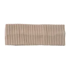 Elastic Vertical Knitting Wool Headband - Khaki - View 1
