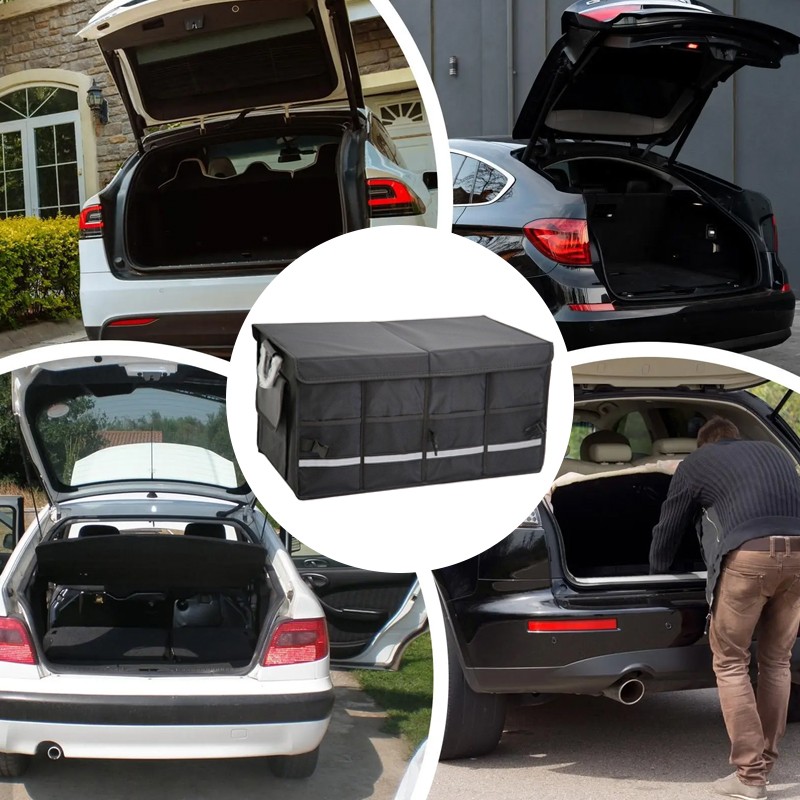 Large Car Boot Organiser Heavy Duty Collapsible Foldable Tidy Storage Trunk Box — image 5