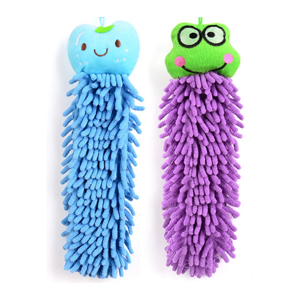 Title 7, Cartoon Cute Hanging Chenille Towel