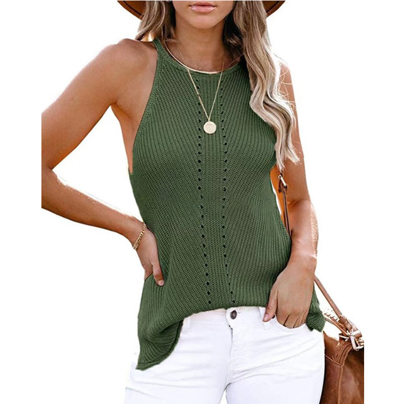 Title 7, European And American Loose Halter Small Vest K...