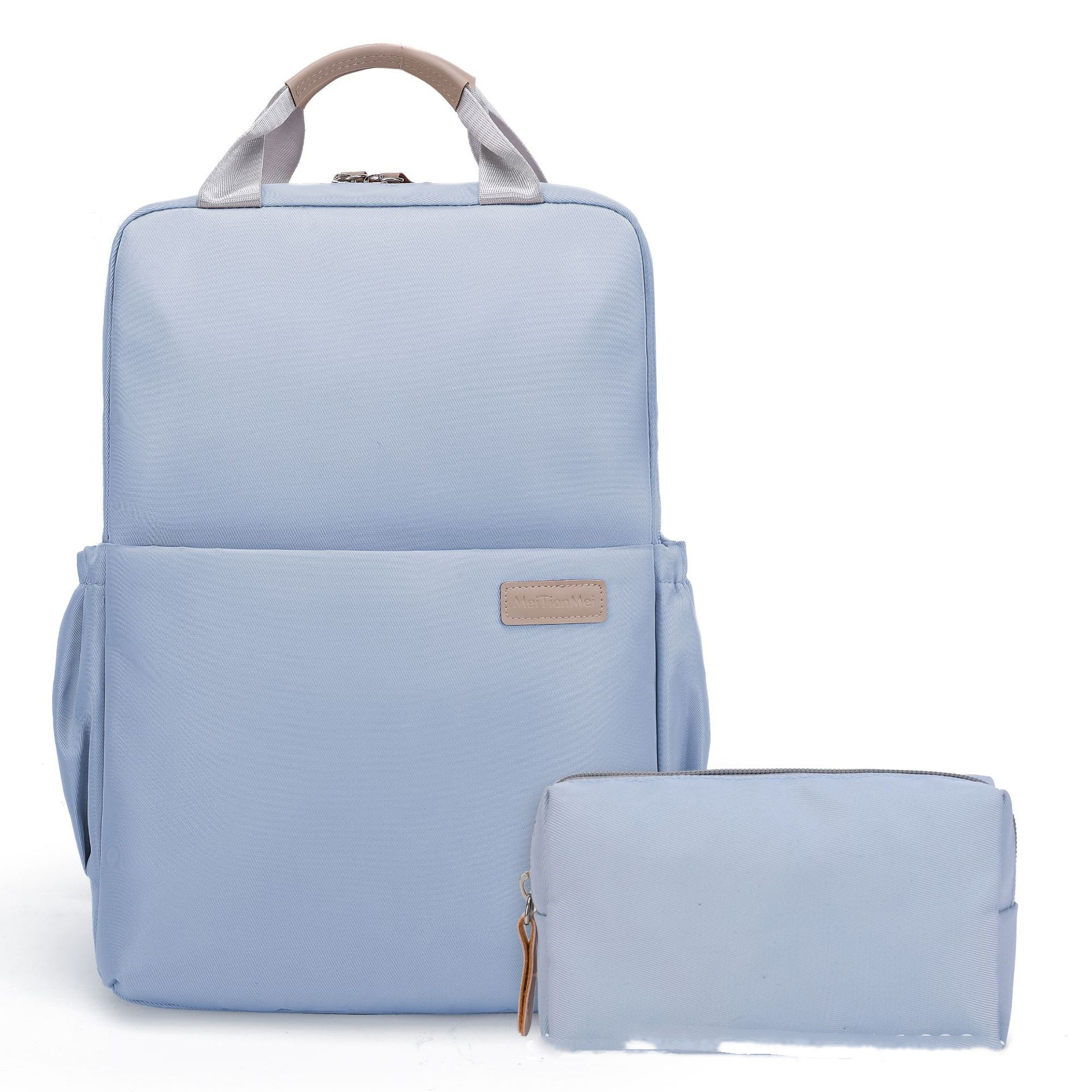 Fashion Nylon Large Capacity Campus High School Bag Backpack - 6