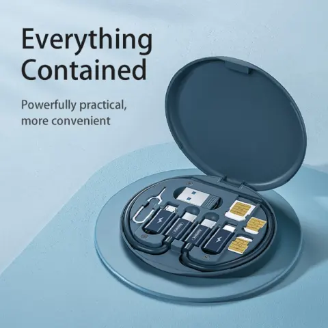 60W Fast Charging Multi-function Cable Storage Box