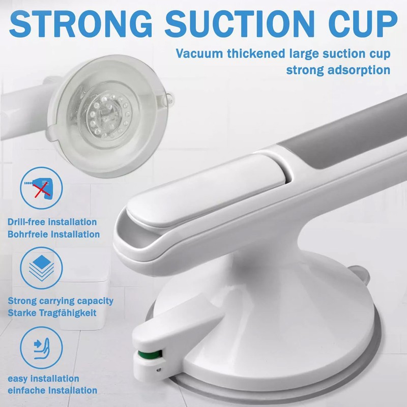 Suction Grab Rail Bar Safe Handle Handrail Disability Bath Shower Safety Support — image 12