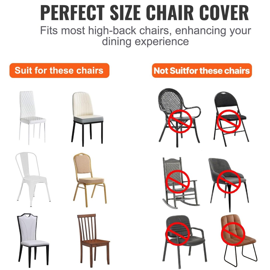 50PCS Stretch Spandex White Folding Chair Covers Gorgeous Formal Chairs — image 3