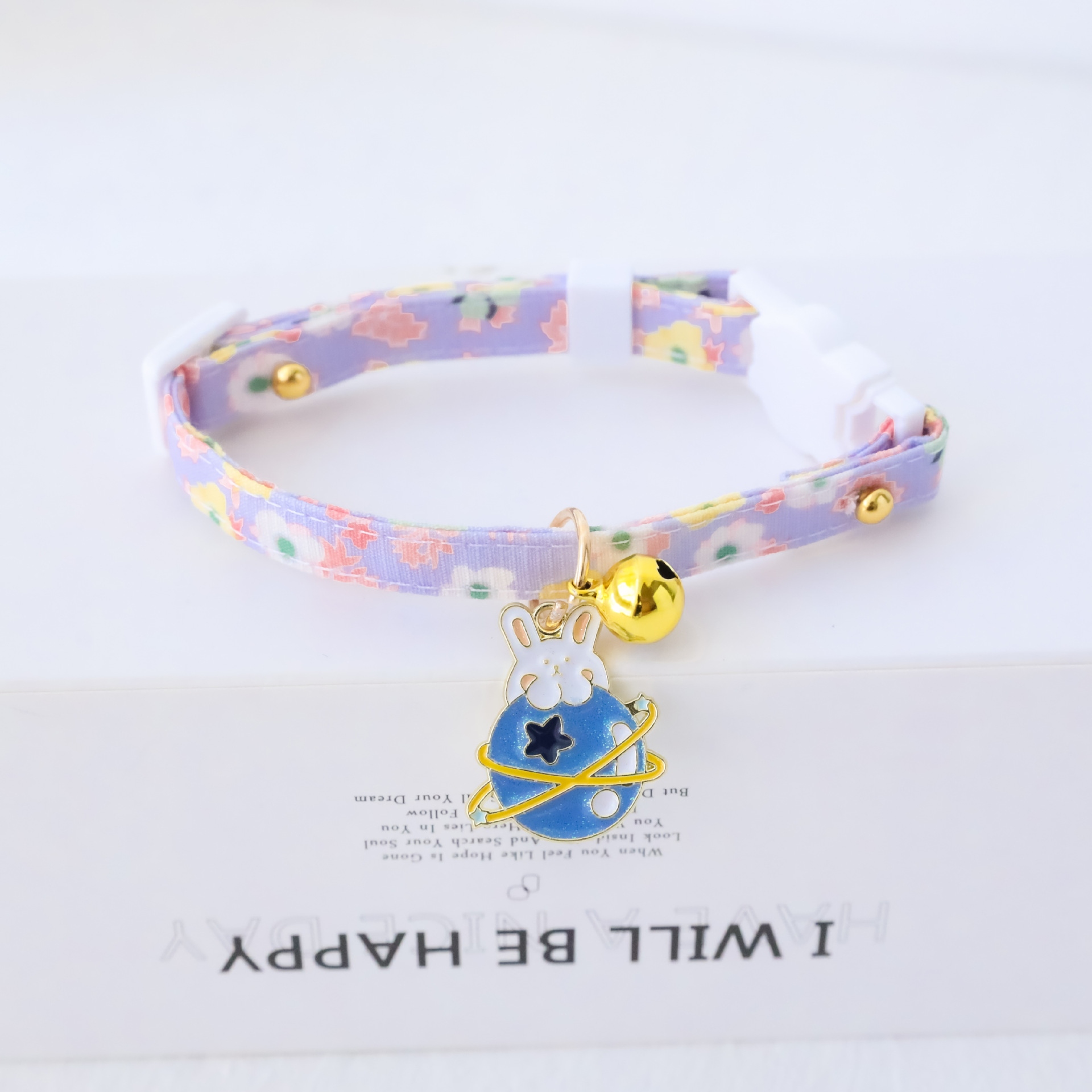 Collier pour animaux de compagnie, chaton, chien, cloche, boucle de sécurité