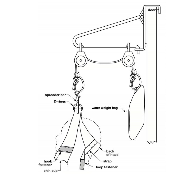 Household Suspension Type Cervical Vertebra Traction Device Corrective Neck Protector - Image 3