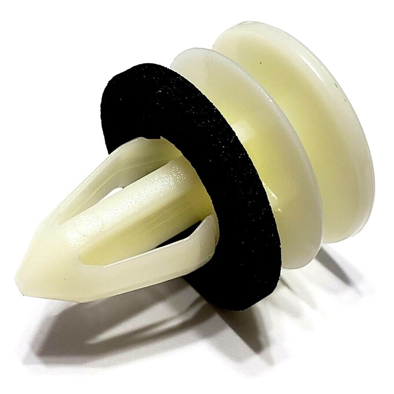 Close-up of Mankee snap-fit door trim fastener clip compatible with Silverado 1500 2500HD 3500HD