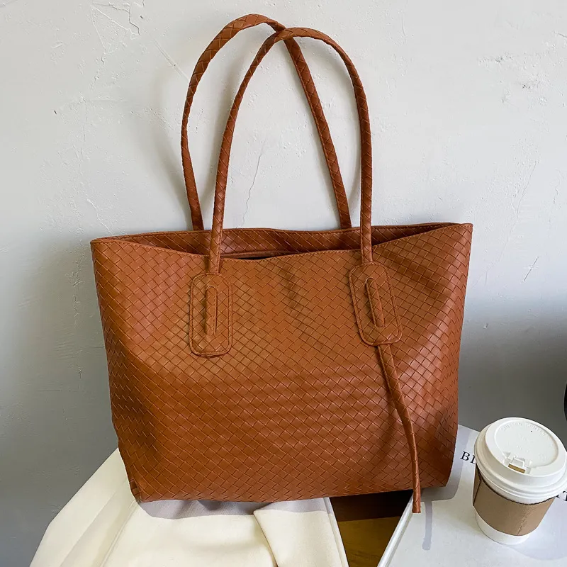 Shoulder Handbags Fashion French Tote Bag - Brown