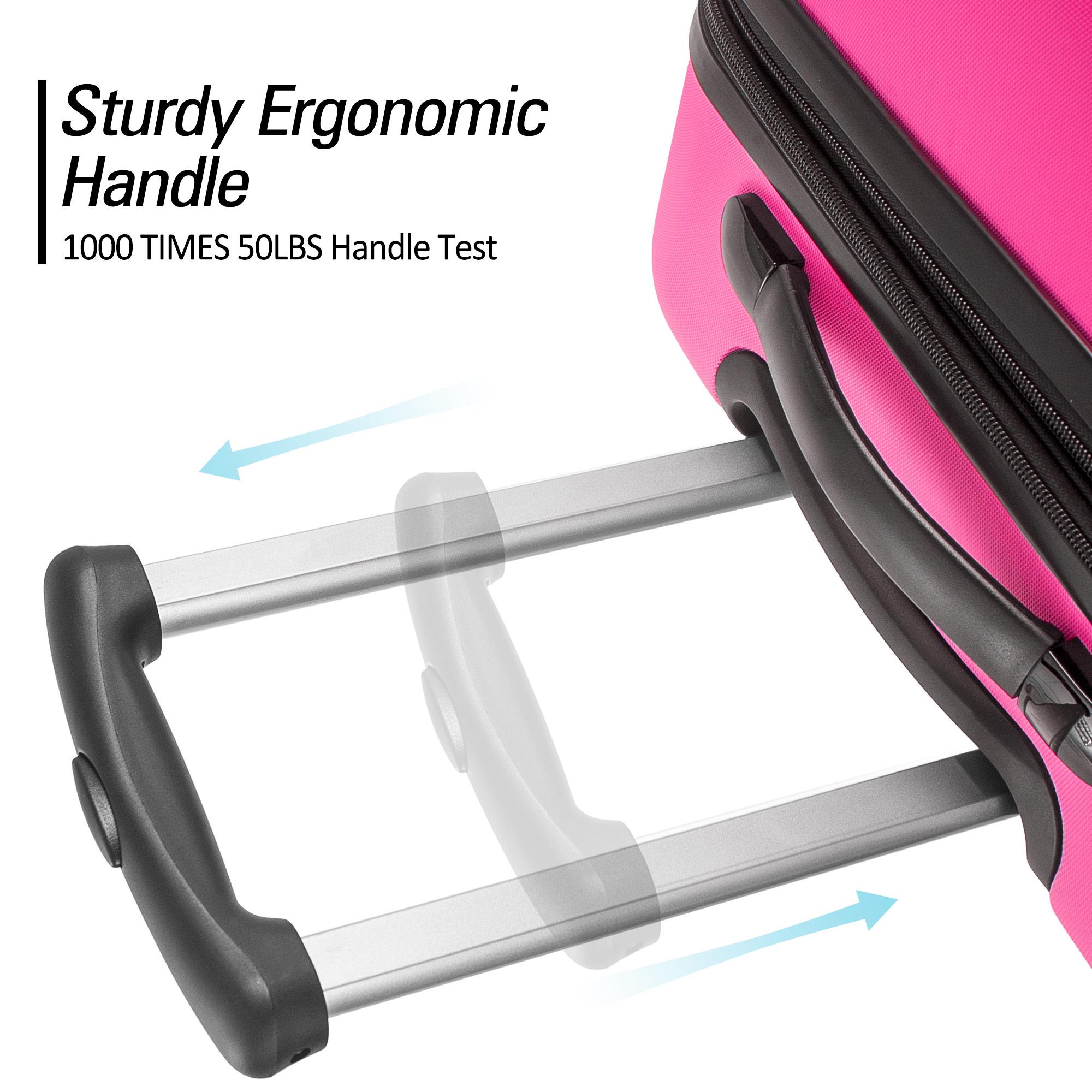 3 Piece Set Of Suitcases, Hard Shell Trolley Cases With TSA Locks 20 Inches 24 Inches 28 Inches — foto 12