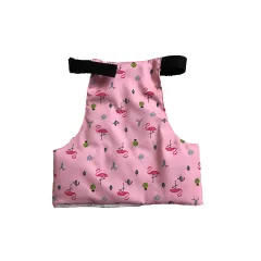 Cooling Ice Bellyband Vest Pet Bib Clothes - Flamingo Vest - View 1