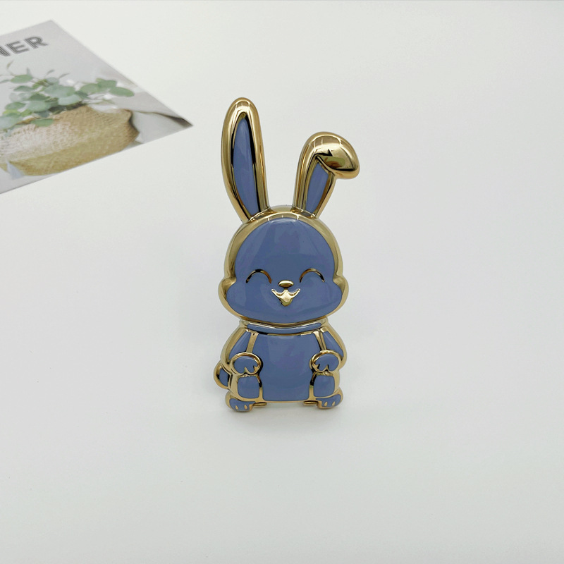 New Cartoon Back Sticker Plating Desktop Bracket
